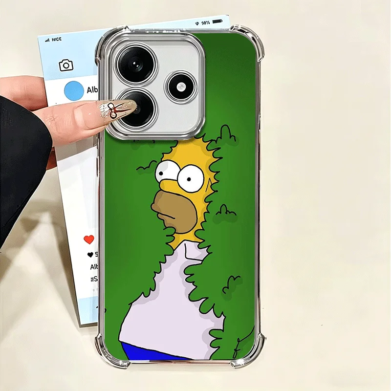 Cartoon Homer Simpson Soft Phone Case