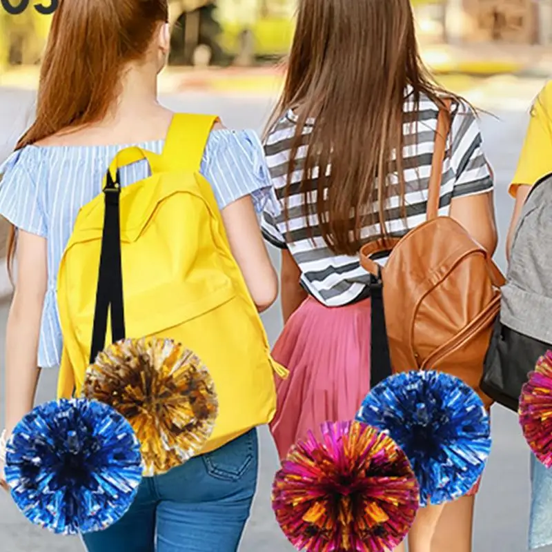 Pom Bow Holder for Cheerleader Accessories Creative Ribbon Keychain Keychain Pendant Backpack Decorative Accessories Gifts