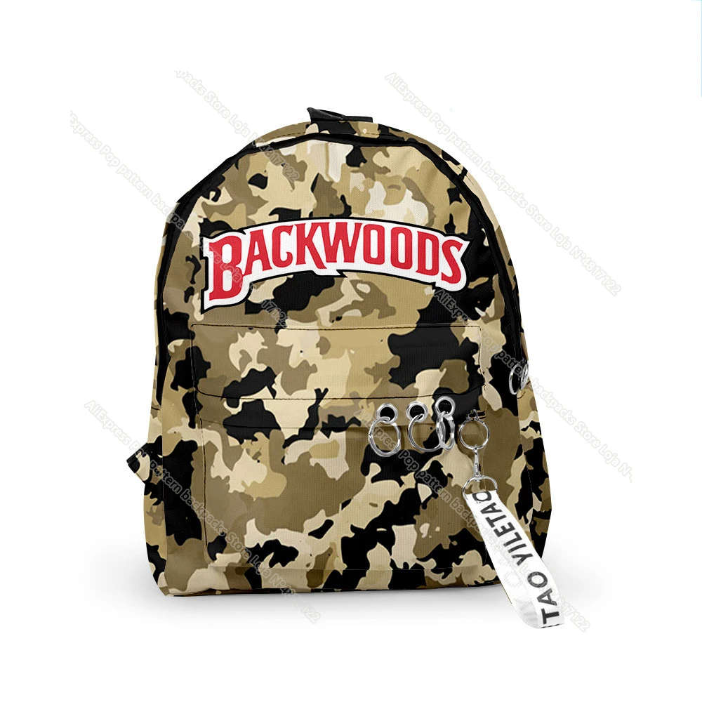Backwoods Cigar Backpack Teens Boys Girls 3D Rucksack Women/Men