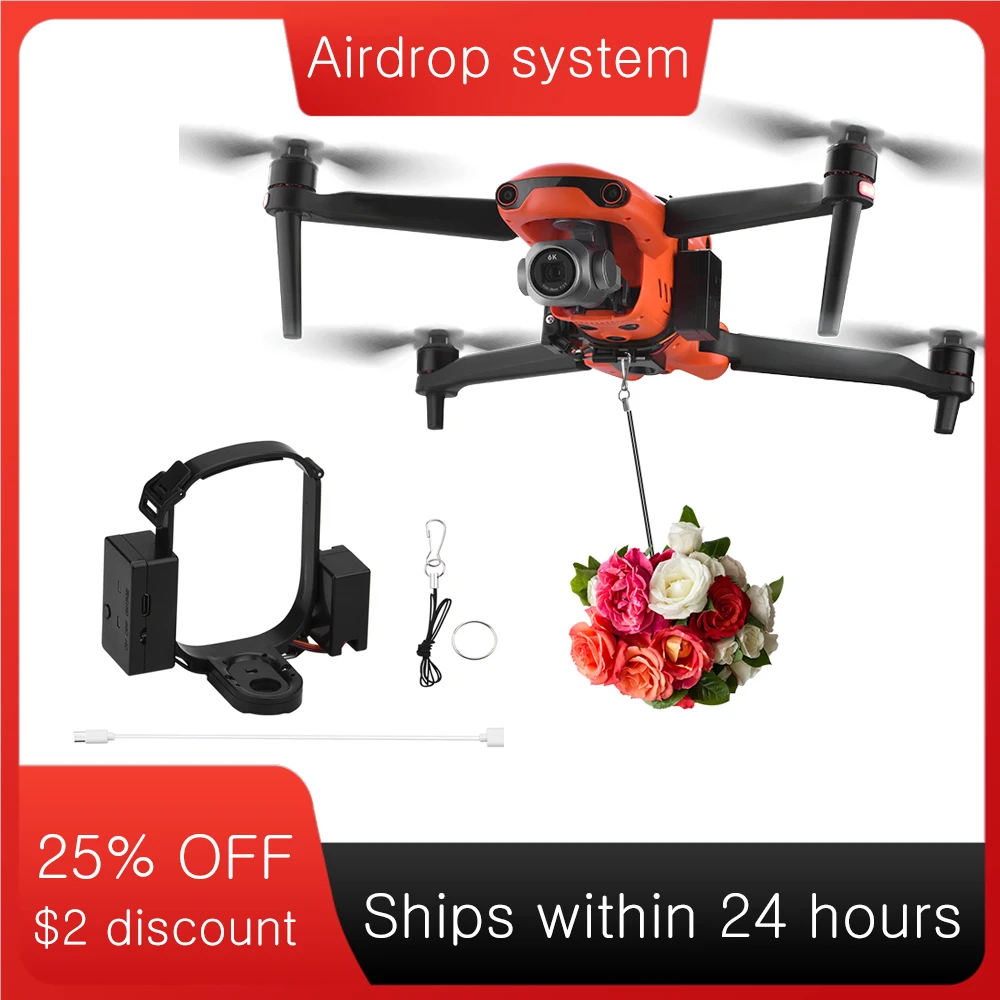 

AirDrop System for Autel EVO II/EVO II Pro/V3 Wedding Proposal Delivery Device Robotics Thrower Air Dropping Drone Accessory
