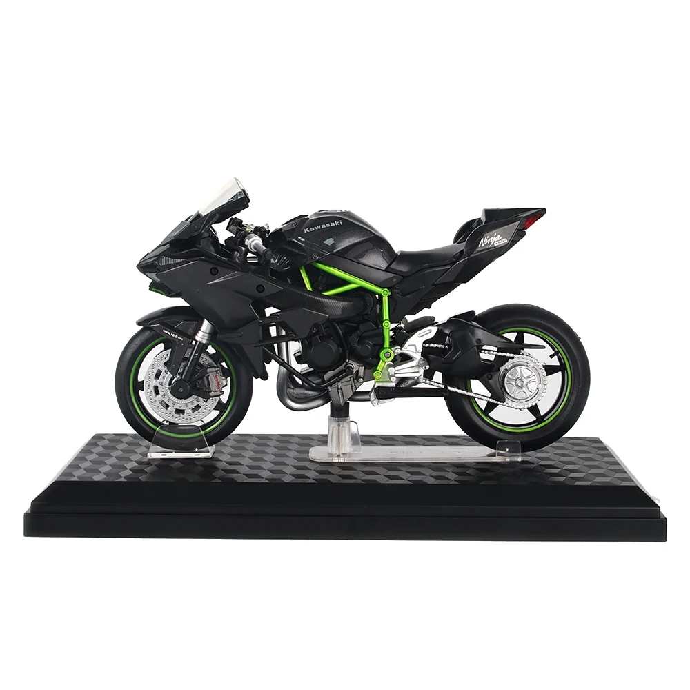 グッズまとめ売り 1/12アロイブラックモトクロスモーターサイクルモデルおもちゃ車