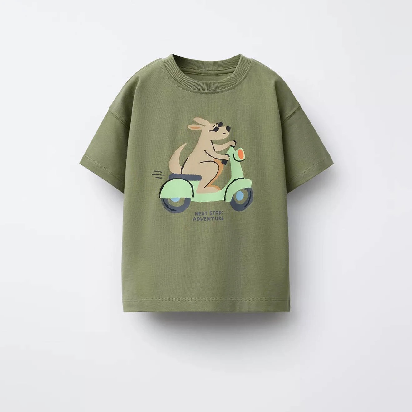 1-7Years Old Boys Girls Fashion T-shirt Summer Clothes Short-sleeved Tops Toddler Cartoon Printed Tees Loose Casual Sports Tees 3