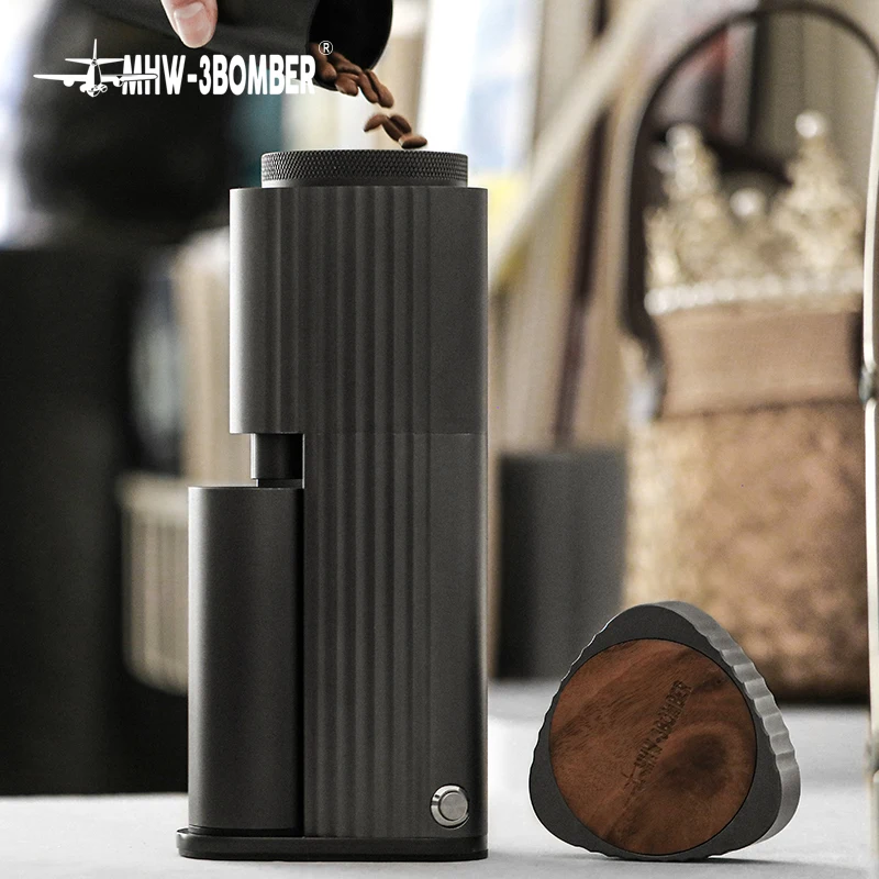 MHW-3BOMBER Eletrical Shark-Teeth Coffee Grinder Herb Grain Spices Wheat  Foods Stainless Steel Mill Barista Tools Accessories - AliExpress