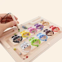 Magnetic Digital Bead Magnetic Maze Toy for Children's Puzzle Practice, Attention and Concentration Training Game for Ages 3-6 4