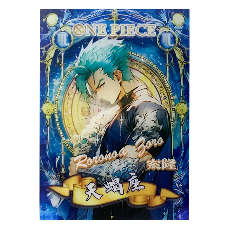 Anime One Piece Luffy Zoro Nami Sanji Chopper Robin Hancock Ace Quicksand Card Collectible Cards Christmas Birthday Gifts Toys 5