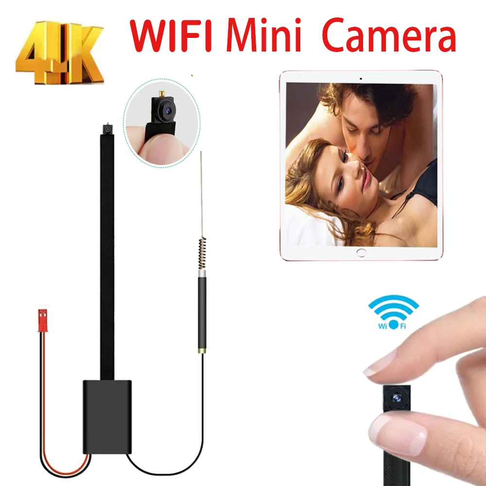 Портативная мини-камера Wi-Fi IP P2P 4K Videcam беспроводная микро веб-камера видеокамера
