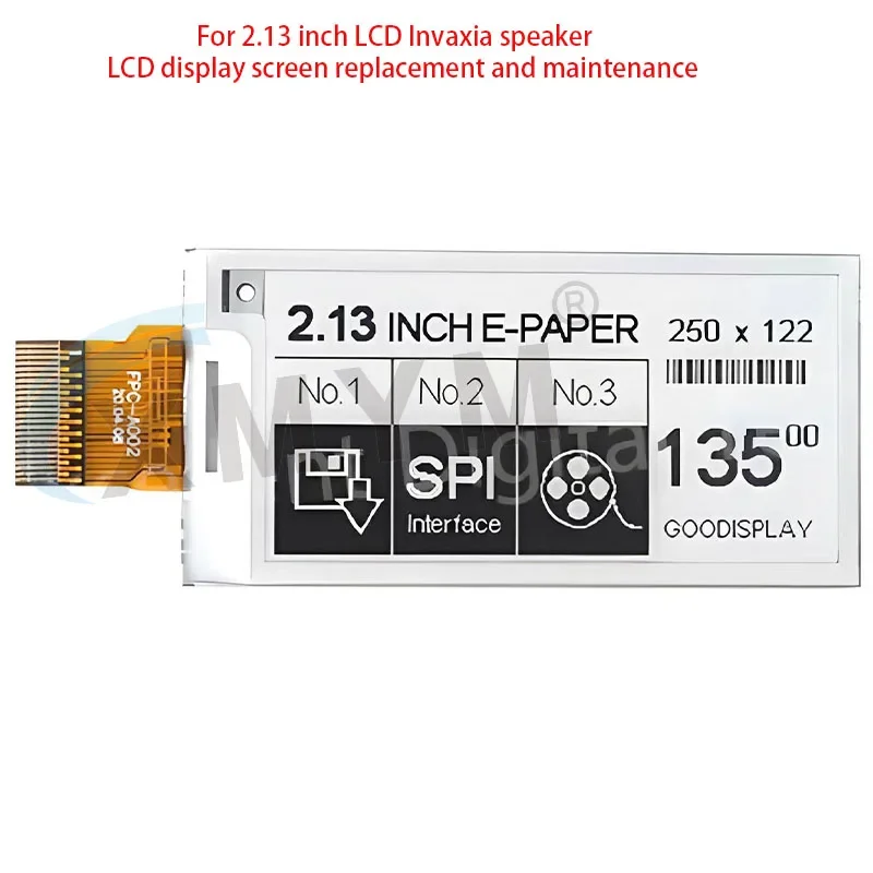Für 2,13 Zoll LCD Invaxia Lautsprecher LCD-Display Ersatz und Wartung – Detail 2