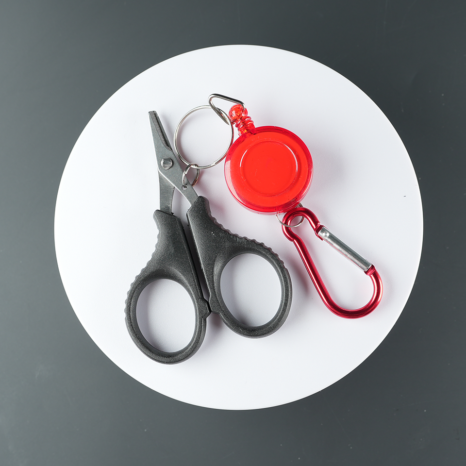1pc Stainless steel fishing scissors fishing line scissors Mini Short Serrated Scissors fishing supplies
