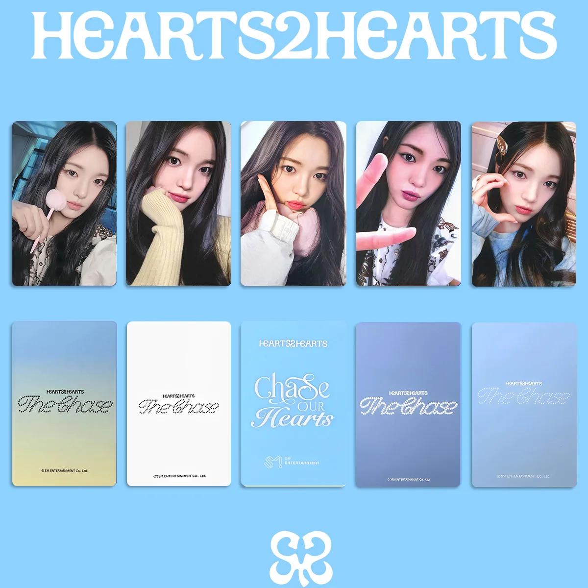 Hearts2Hearts K-POP タレントカード PreSale] Hearts2Hearts 1st Mini Album Focus LuckyDraw Photocard