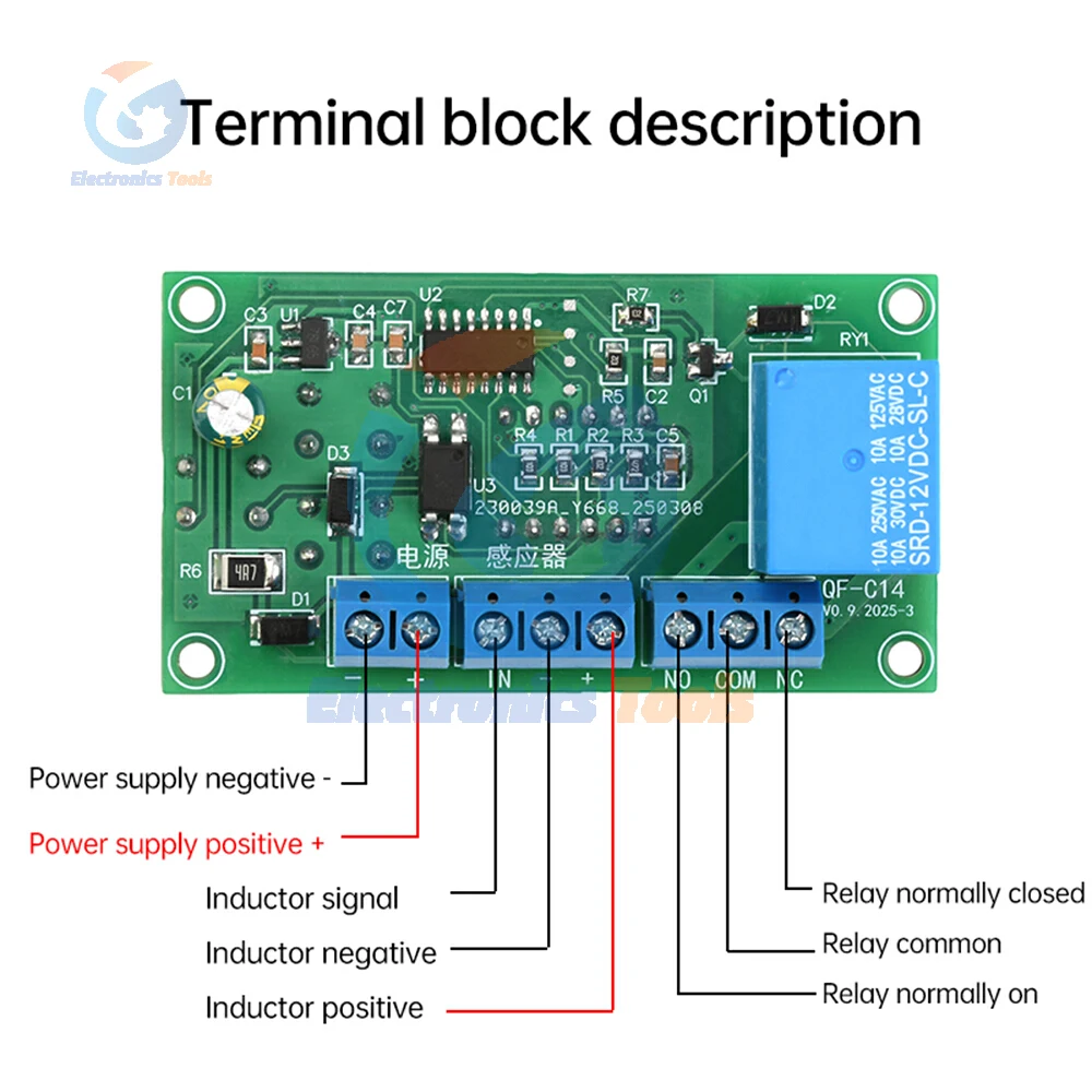 DC 12V/24V 0-9999 デジタル電子カウンターモジュールプロセス