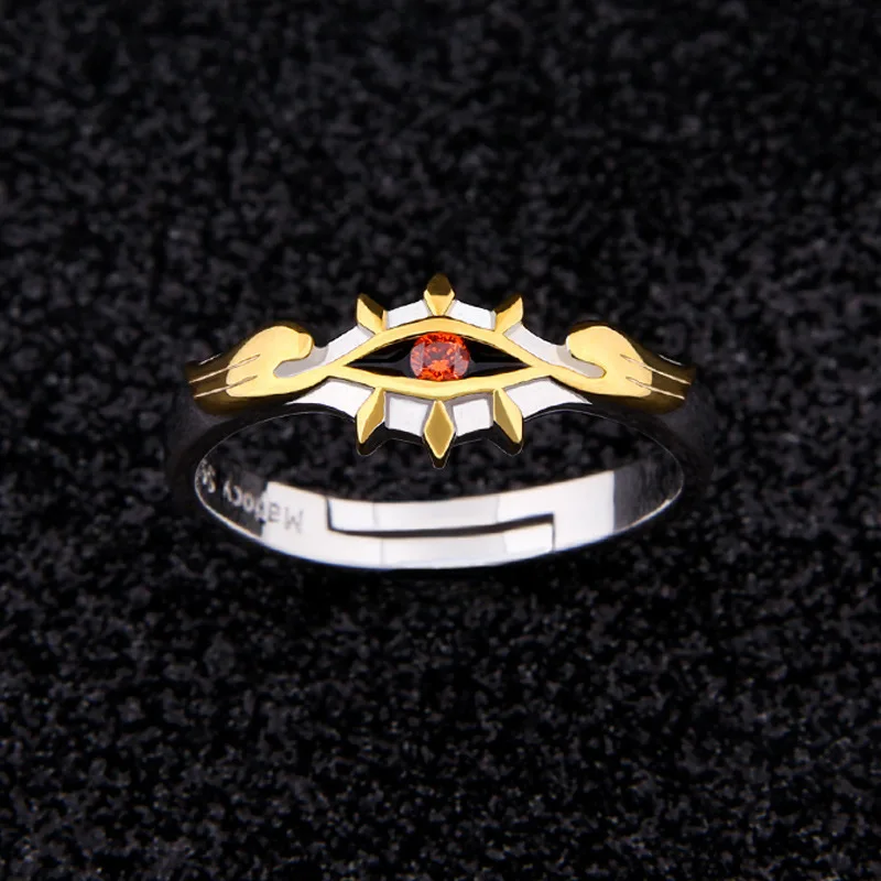 Lelouch Royal Anime C.C. Queen Geass Eye Adjustable Cosplay Ring