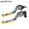Fit For TRIDENT 660 2021-2024 2022 Motorcycle CNC Accessories Folding Extendable Brake Clutch Levers Adjustable Handle Set 6