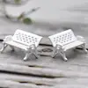 2Pcs Mini Park Seat Bench Garden Ornament Miniature Craft Fairy Micro Landscape Bench Doll Chairs Figurine Table Decor Miniature - Image 4