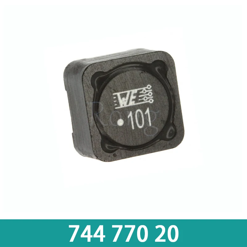 

5 шт., индуктор питания 74477020 WE101 1280-100uH 2.2A 12*12*8 мм