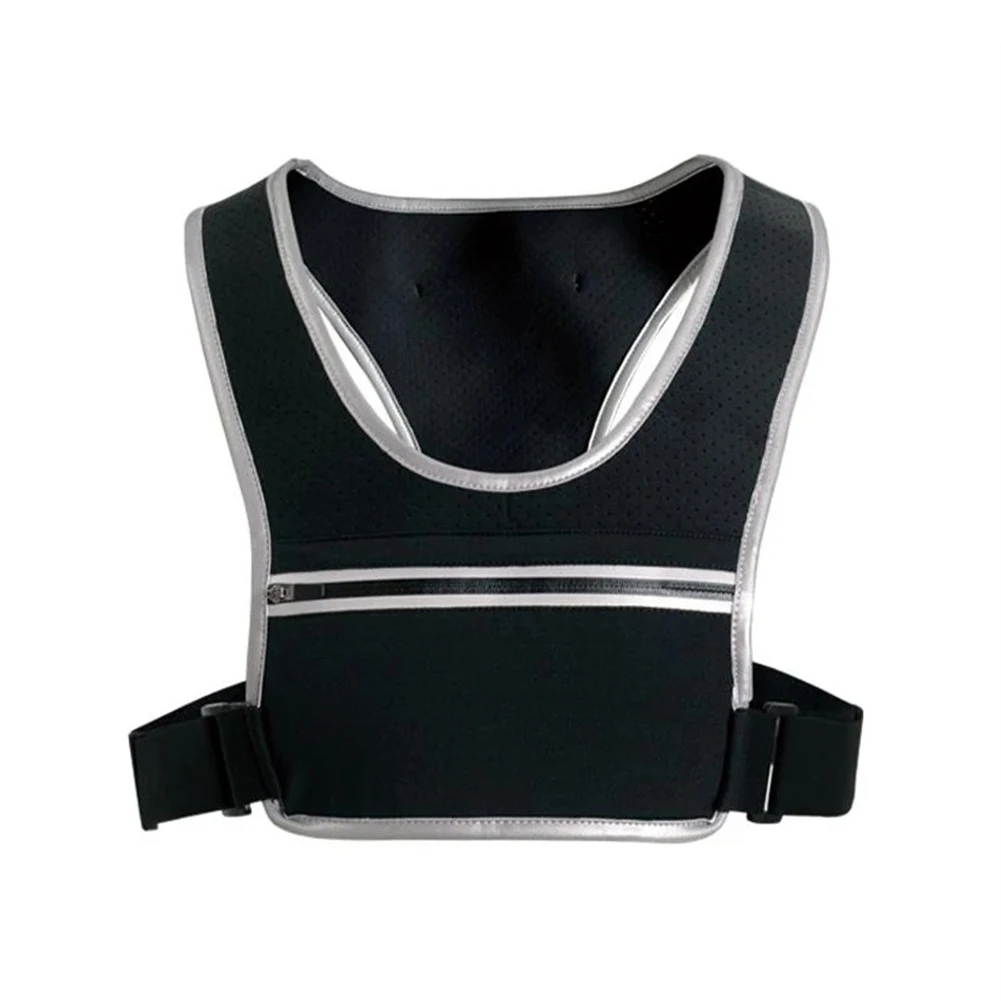 Men Women Running Vest Multiple Pocket Design Running Vest Pack Reflective Chest Bag For Sports Bicycle Riding Motorcycling