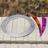 2 Roll 10m  Archery Fletching Tape Double Side DIY Quill Hunting Tools Sticky Feather Adhesive Double-sided Adhesive 2