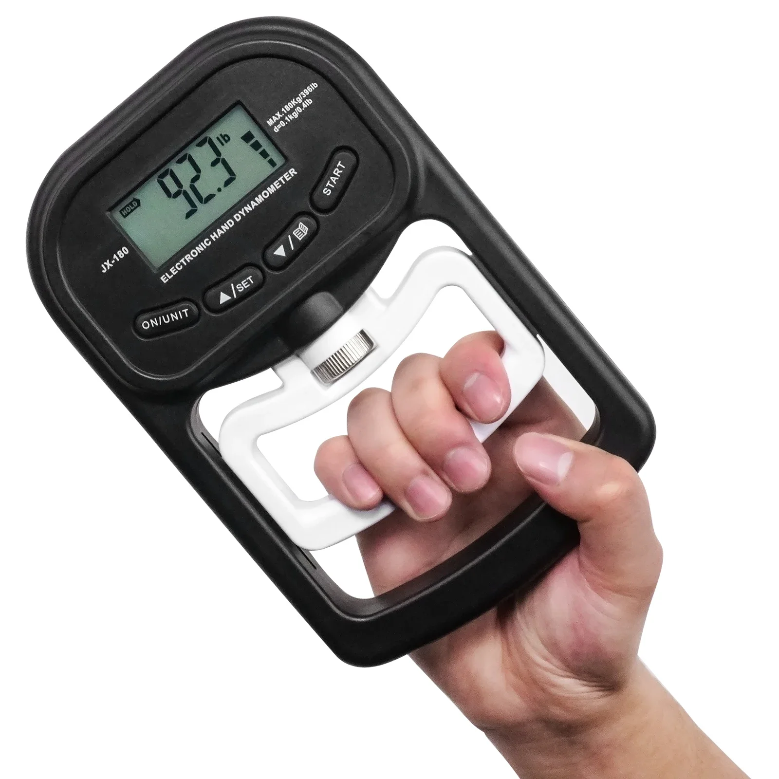Digital Hand Dynamometer Grip Strength Trainer Electronic Tester USB LCD Screen Exercise Home School Grip Tester hand dynamometer