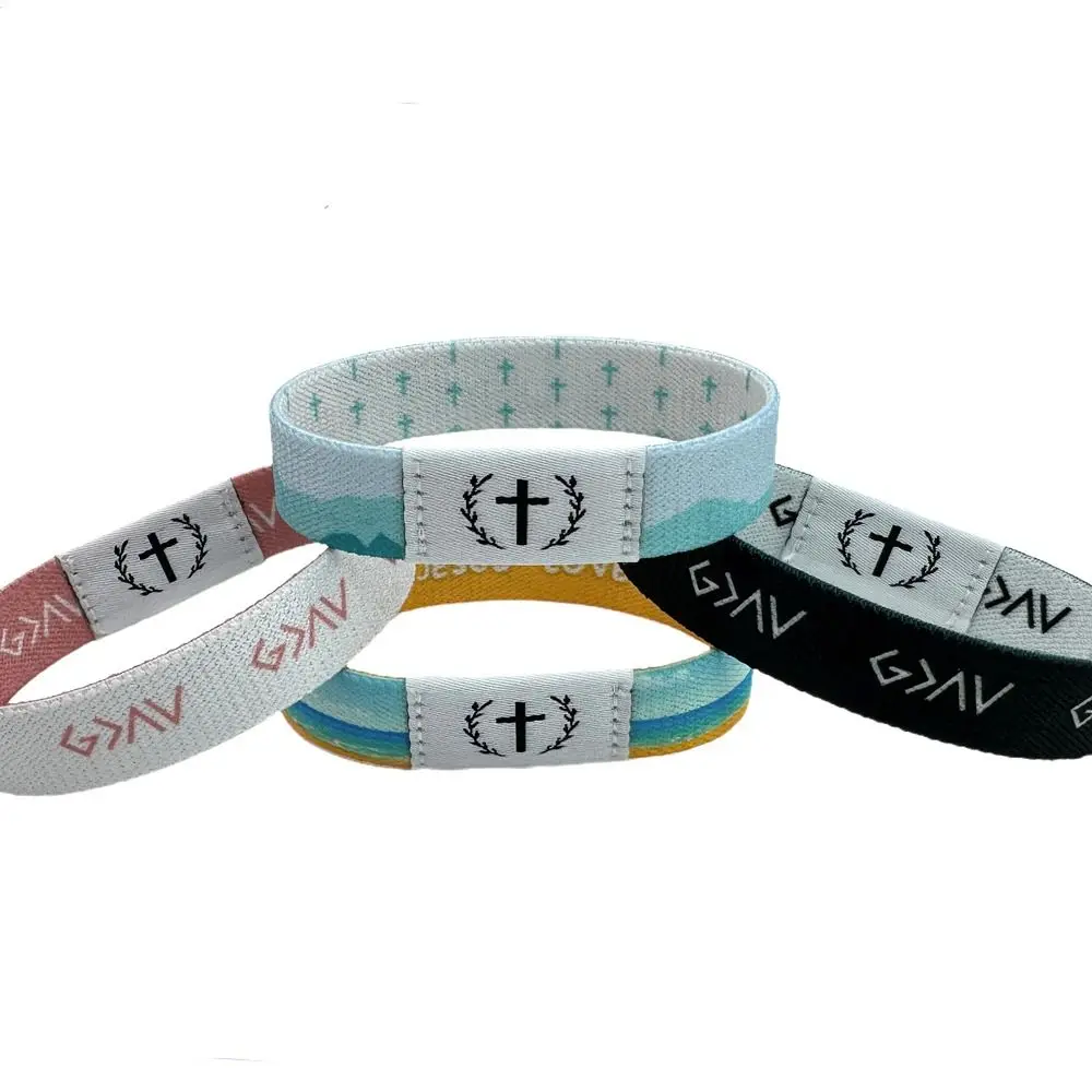 Creative Wearable Bible Wristbands Waterproof Elastic Bible Bracelet Smart Sensor with NFC Religious Bracelets Jewelry Gifts