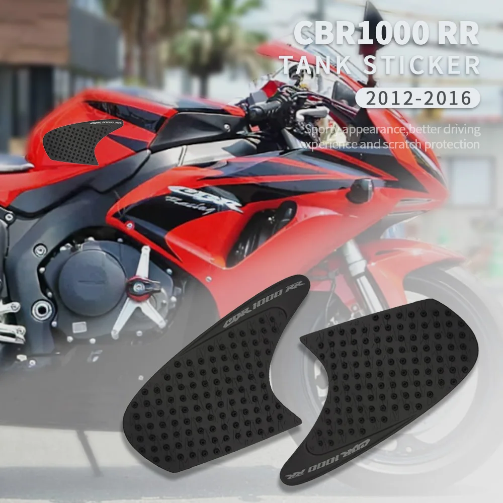 

Moto Decal Gas Knee Grip Tank Pad Protector Sticker Side Tank Traction Pad for HONDA CBR1000RR CBR 1000RR CBR 1000 RR 2012-2016