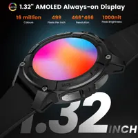 KOSPET TANK S2 GPS Smart Watches For Women Altimeter Barometer Compass Bluetooth Call AMOLED IP69K Waterproof Digital Smartwatch - Image 2