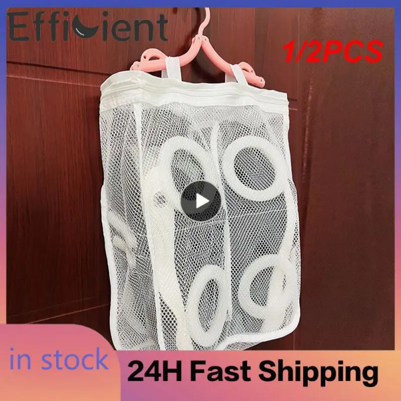 

1/2PCS Washing Machine Shoes Bag Travel Shoe Storage bags Portable Mesh Laundry bag Anti-deformation Protective Shoes Airing