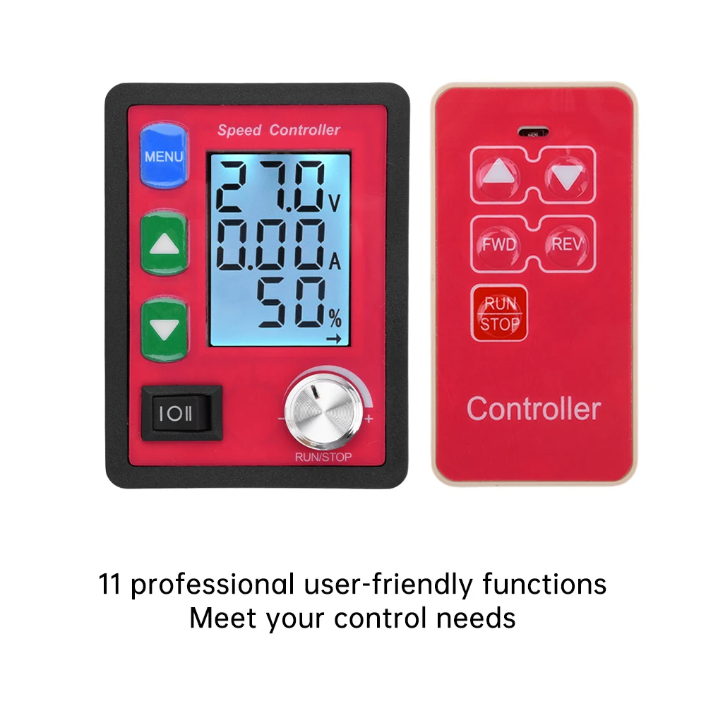 DC Brush Motor Speed Controller Support Double Speed Voltage Current Detection Forward Reverse 12V 24V 48V DC6-55V 15A,dc motor speed controller,motor speed controller,electric motor speed controller