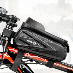 Multi - Function Durable Bicycle Front Beam Bag with Mobile Phone Holder (404)
