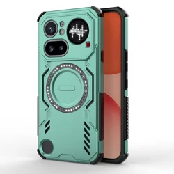 Enhanced Shockproof Matte Protective Phone Case with Heat Dissipation and Magnetic Features - Nothing Phone (4a) Pro (DJ- green)