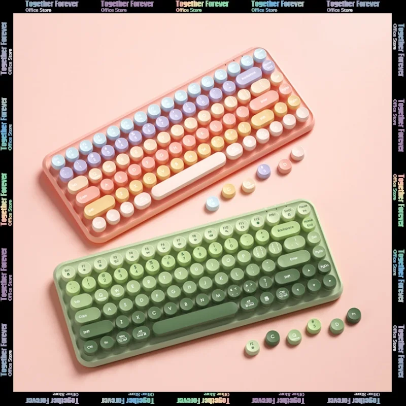 

Беспроводная клавиатура Bow K608s, 2,4 ГГц, Usb, легкие клавиатуры, клавиатуры для рисования, клавиатуры с точкой, портативная Бриллиантовая клавиатура с мышью и ноутбуком