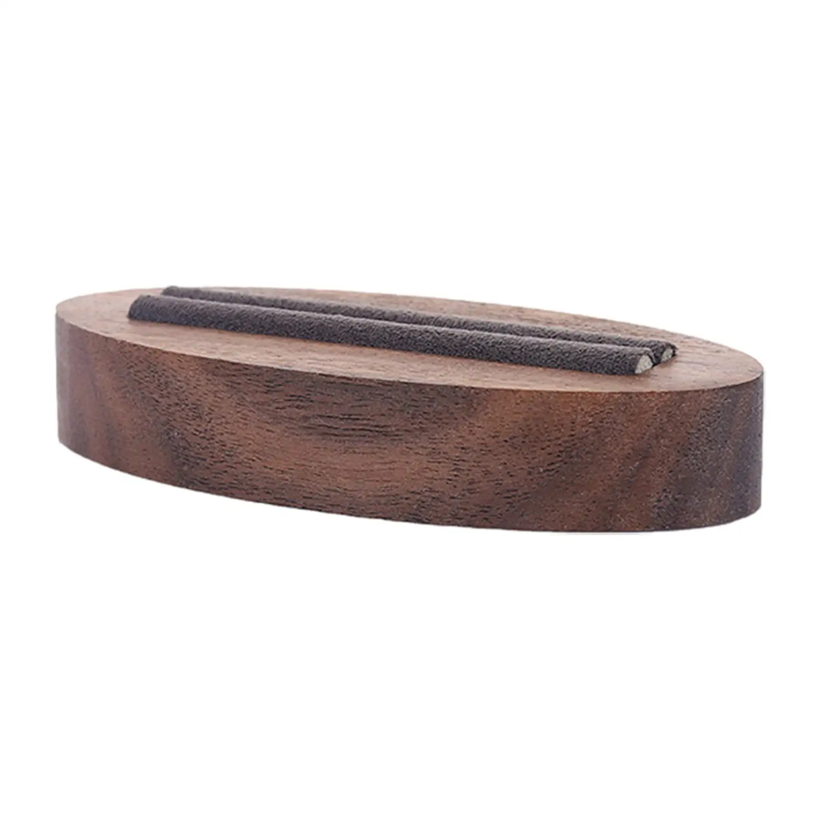 

Ring Display Stand Wooden Handcraft Display Practical Oval Jewelry Holder Jewelry Display Tray for Household Shop Window Desk