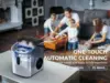 Ice Maker Countertop - Chewable Pellet Ice Cubes, 33 lbs Daily Output, Stainless Steel Housing, Self-Cleaning Ice Machine 5