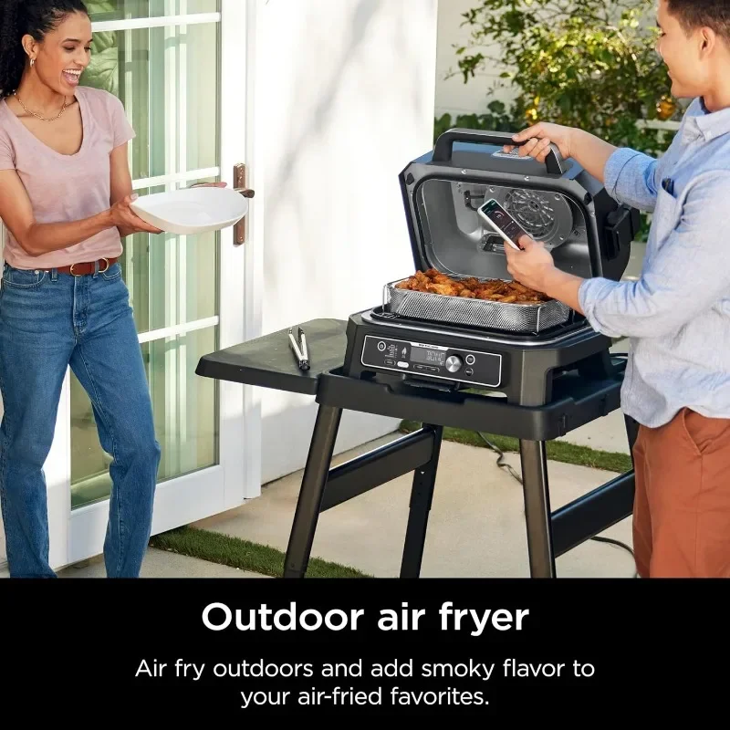 Ninja OG951 Woodfire Pro Connect Premium XL Outdoor Grill & Smoker, Bluetooth, App Enabled, 7-in-1 Master Grill, BBQ Smoker 4
