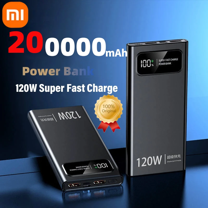 120W 200000mAh Power Bank For Iphone Vivo