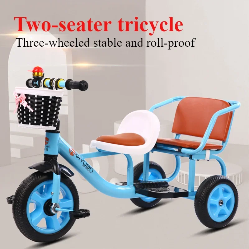 Kids Tandem Tricycle Bike 1