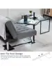 VIVO 20 inch Over Couch Swivel Table Laptop Desk for Remote Work Portable Recliner Workstation with Height Adjustable Sw 3