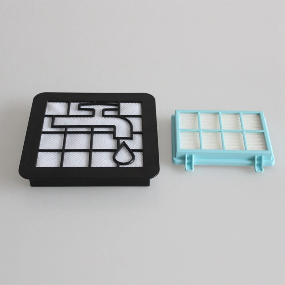 FFYan 2 Pezzi Kit Filtro di Ricambio per Philips Power Pro Compact FC9331/09 FC9332/09 FC8010/01 Washable Motor Foam Filter Set