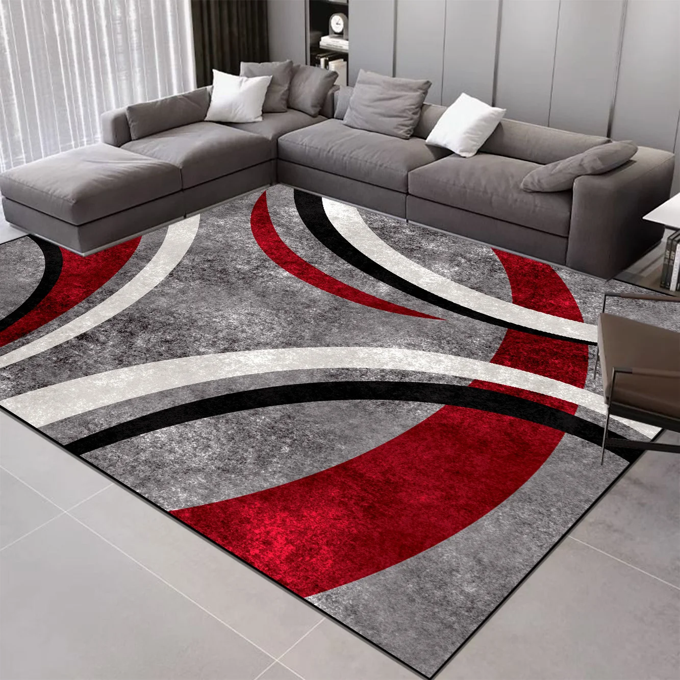 Geometry Decoration Nordic Carpets Living Room Sofa Area Rugs Home Bedroom Decor Luxury Carpet Room Hallway Soft Large Floor Mat 3