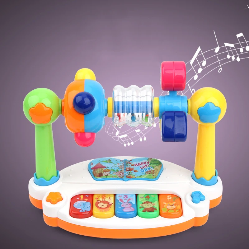 Baby Puzzle Early Education Enlightenment Lighting Music Toys Multifunctional Music for Toddlers Early Educational Music Toy 3
