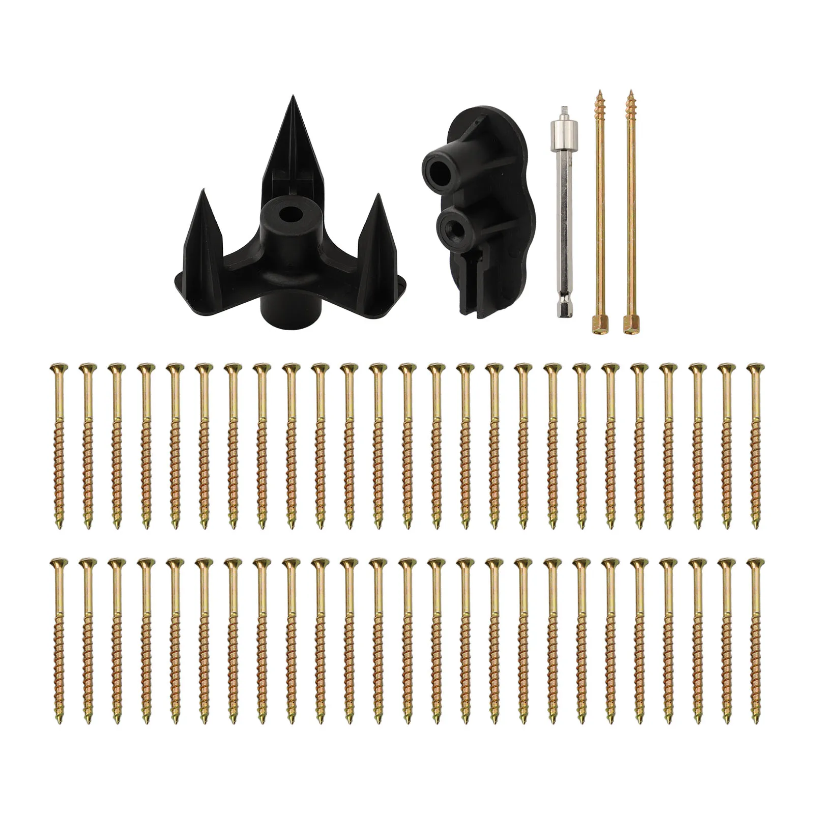 1set Floor Rattle Repair Kit Eliminate Squeaky Noise Specialty Scored Screws 2 Joist Detection Tools For Most Wood Floors Ground