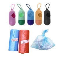 New Design Plastic Small Portable Baby Diapers Bag Portable Hanging Rubbish Bags Garbage Bag Removable Box Outdoor Nappy Bag 2