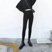 CHIC VEN Women Jeans Retro High Waist Stretch Pencil Denim Pants Elastic for Woman Female Trousers Autumn Winter Ladies - Image 6