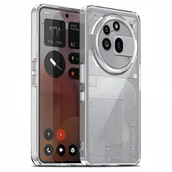 Clear Shockproof Transparent TPU Phone Case, Non - Yellowing and Anti - Scratch Protective Cover for Nothing Phone (3a) Pro (Transparent)