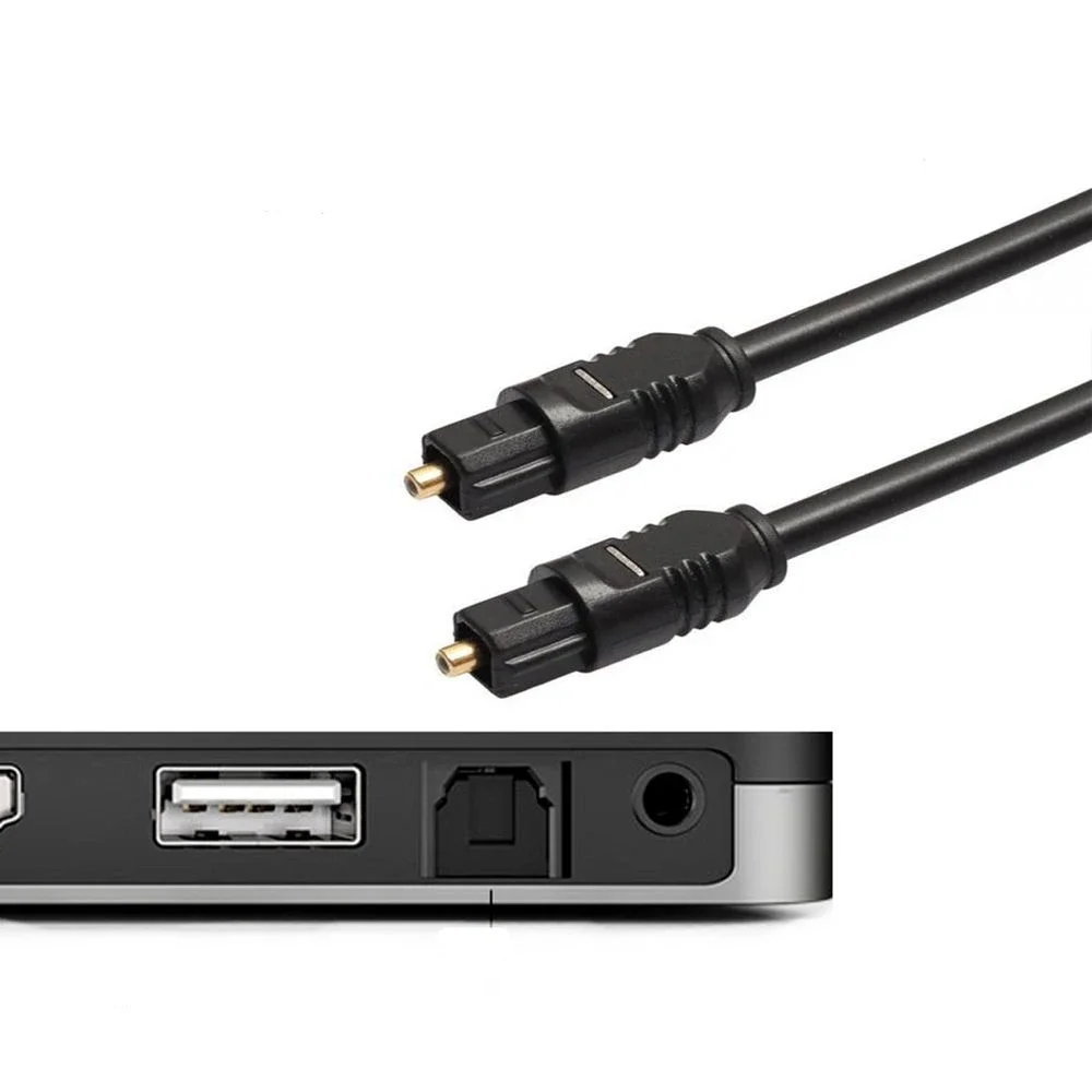 Cavo Audio Ottico Cavo Audio Ottico Spdif Placcato Oro Cavo Audio Digitale Toslink Per Lettore Blu-Ray Cd Dvd Per Xbox Ps Tv