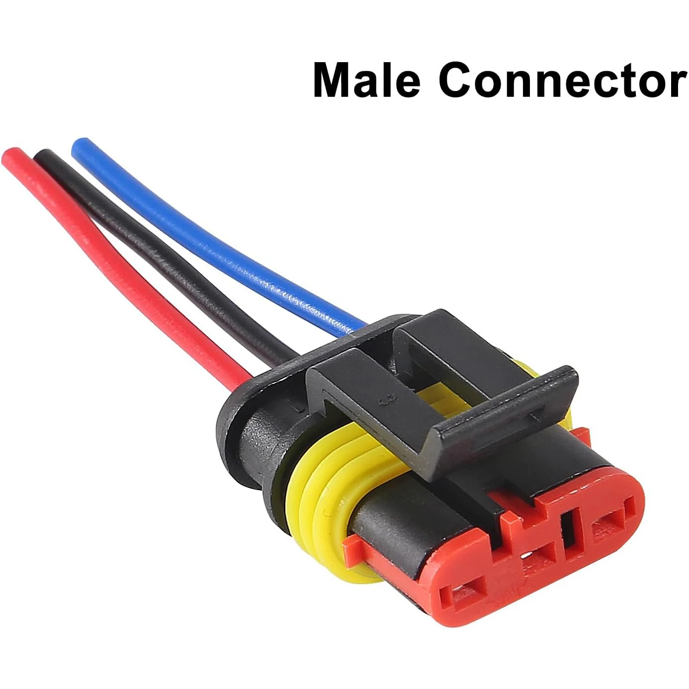Waterproof 3 Pin Electrical Connector Kit 8 Pair