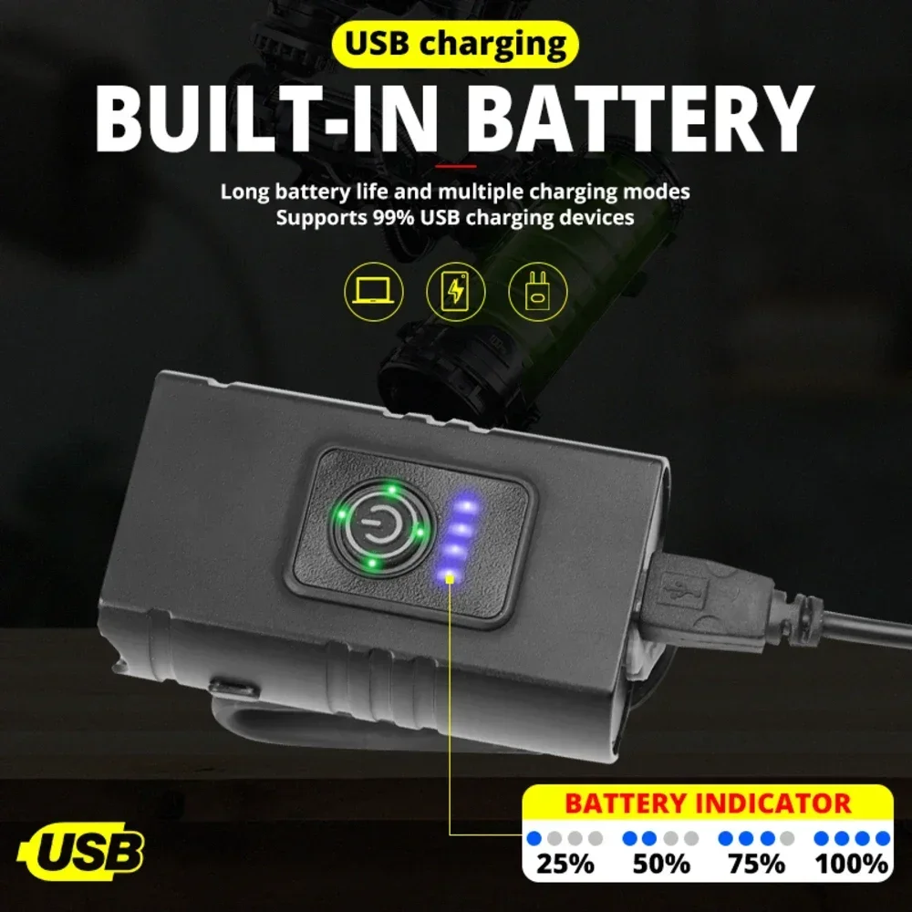 Heinast Smart USB LED Bicycle Front Light 4