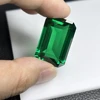 Meisidian Octagon 20X30MM  60 Carat Large Size Lab Created Grown Green Emerald Gemstone 2