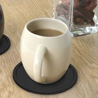 6pcs Silicone Cup Mats for Drinks Non Slip Cup Mat Soft Drink Cup Mat for Coffee Table Office Desk Heat Resistant Cup Mat 4