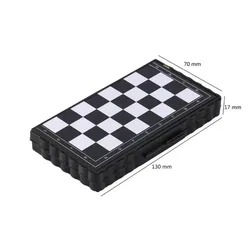 Compact Magnetic Chess Set for Kids - Portable Folding Travel Board Game with Outdoor - Friendly Design (Mini chess)
