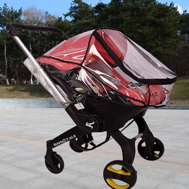 Baby stroller accessories carrycot seat universal cloth cover hanging bag mosquito net rain cover carrycot rain