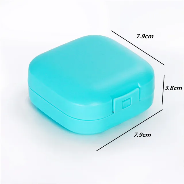 Fürdőszoba Szappan Tartó Tartály Ételek Tartozékokhoz Utazik Otthoni Műanyag Doboz Borítóval, Nagy Méretű, 2022 - Image 6